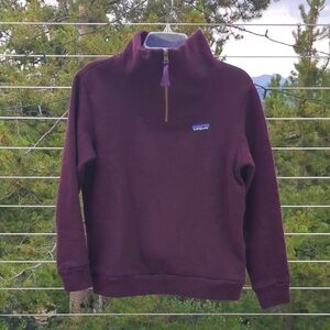 HTF Patagonia Burgundy Wool Blend Pullover